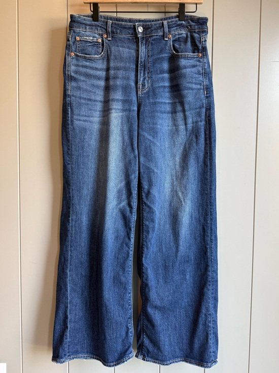American Eagle Outfitters Denim - American Eagle Women’s Jeans Super High-Rise Baggy Wide Leg Size 10